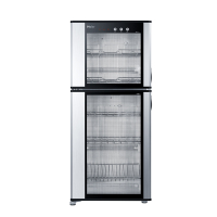 海尔(Haier)立式消毒柜家用100L大容量双层光波物理消毒碗柜 红外线高温消毒 二星级消毒标准 双门