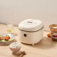小熊电饭煲家用迷你小型2L容量1-2人宿舍全自动多功能智能煮饭锅 米黄色