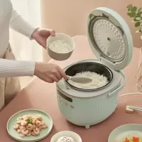 小熊电饭煲迷你小型1-2人电饭锅3L家用多功能3-4人智能定时煮饭锅 白色