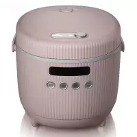 小熊电饭锅 小熊电饭煲智能家用多功能3升迷你小型蒸饭煲汤锅3-4人保温煮饭锅 趋势 复古绿 紫褐色