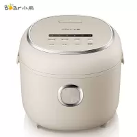 小熊(Bear)电饭煲 2L多功能迷你电饭锅 智能预约立体式加热全自动1-2人煮粥锅 浅棕2L