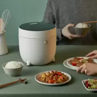 小熊电饭煲家用1.6升多功能智能迷你电饭锅蛋糕小型2-3-4人 白色