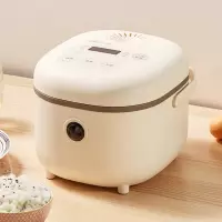 小熊电饭煲家用迷你智能多功能全自动煮蒸小型电饭锅宿舍1-2-3人 米黄色