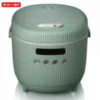 小熊电饭煲智能家用多功能3升迷你小型蒸饭煲汤锅3-4人保温煮饭锅 复古绿
