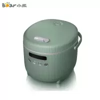 小熊电饭煲迷你小型电饭锅3L家用多功能全自动1-2人3宿舍煮饭锅 复古绿