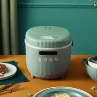 小熊电饭煲迷你小型1-2人电饭锅3L家用多功能3-4人智能定时煮饭锅 复古绿