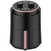 美的（Midea）空气炸锅 家用多功能无油煎炸锅大容量大火力不粘锅易清洗薯条机（商场同款） 简约设计 机械旋钮作