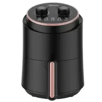 美的空气炸锅家用炸薯条鸡翅机全自动1.5L大容量多功能无油电炸锅 高温循环脱脂 旋钮便捷作 简单快速清洗