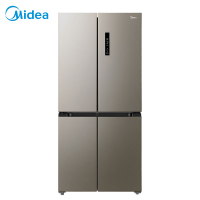 美的(Midea) 450升十字对开多冰箱 纤薄机身 铂金净味 风冷双变频 铂金净味 分区存储 精美外观设计