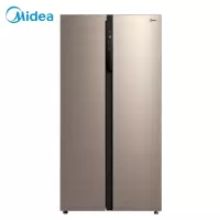美的(Midea)流光咖 541升对开冰箱 变频一级能效铂金净味家用大容量双开冰箱 双变频养鲜,APP智能控,一级
