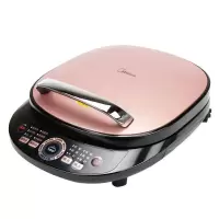 美的(Midea) 电饼铛电饼铛煎烤机 微电脑式控制 家用双面 上下盘单独加热 不粘涂层 速脆技术 微电脑智能按键 深盘