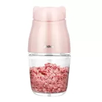 美的(Midea) 绞肉机按压启动 家用多功能电动打馅机料理机0.6L容量 一键按压启动 精钢3叶刀