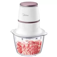 美的(Midea) 多功能绞肉机家用电动小型碎菜料理机打馅碎肉搅拌机一键启动 1.2L大容量搅拌杯 可拆易清洗