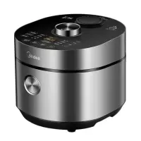 美的(Midea)电压力锅70档变压IH电磁加热3L小容量双胆高压锅煮饭煲汤压力锅玻璃触控面板 1H电磁加热 3L容量双