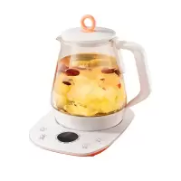 美的电水壶 1.5L 多功能电水壶 优质温控器 4段温度设定 派博高硼硅玻璃 电水壶轻松预约 九大功能