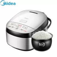 美的（Midea）智能电饭煲家用 24小时预约可拆盖洗 4升容量圆灶釜内胆 柴火饭 快速饭电饭锅