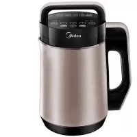 美的（Midea）豆浆机 仿生石磨不锈钢机身破壁旋磨系统 时间温度预约 一键早安豆浆