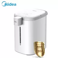 美的(Midea)高颜值电热水瓶SP50E502 多段温控5L大容量 家用电烧热水泡茶壶 防烫全自动保温触屏 304不锈