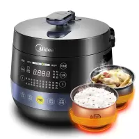 Midea/美的 电压力锅家用双胆4.8L升高压饭煲精美外观设 耐用内胆多功能 电
