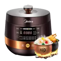 Midea/美的 MY-YL50Easy203电压力锅5升家用双胆电高压锅智能饭煲精美外观设 耐用内胆多功能 电压力锅