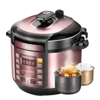 美的电压力锅5L家用智能3双胆高压锅饭煲45正品7-8人用精美外观设 耐用内胆多功能 电压力锅 大容量家用 高品质有保障