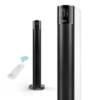 美的取暖器暖风机家用客厅大面积速热立式冷暖两用节能电暖器18AR 大号暖风机带遥控 美的正品