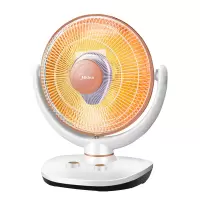 美的小太阳电暖器NPS10-15D家用取暖器卧室摇头电热扇暗光速热暖 暗光不伤眼 2H定时 仰俯可调 速热 NPS10-