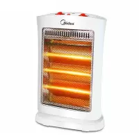 美的小太阳取暖器家用电暖气速热电热风扇冬季小型烤火炉节能省电 大号三管暖炉 美的正品NS12-15B