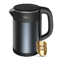 Midea/美的电热水壶家用烧水壶全自动断电保温一体水壶MK-HJ1511 蓝黑色