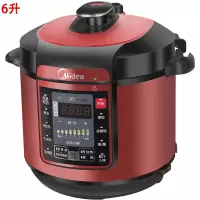 Midea/美的 电压力锅家用智能6L大容量多功能高压力锅 6L电脑版 约6-12人 双胆配置 专