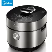 Midea/美的 MY-HT5088PG电压力锅5L家用IH智能变压浓香双胆高压煲 银灰色