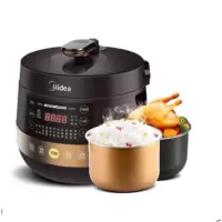 Midea/美的 电压力锅智能家用饭煲高压锅电压力煲 美的YL60Easy203[双胆]