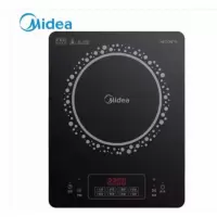 Midea/美的 电池炉 全自动电磁炉家用灶学生爆炒菜节能触摸屏火锅 大气黑色 RT22E0102单机