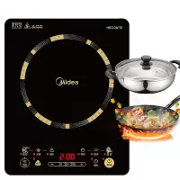 Midea/美的 电池炉电磁炉家用智能大火力电池炉火锅炒菜超薄 美的C22-WT2203【送汤锅炒锅】