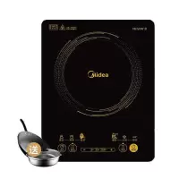Midea/美的 电磁炉家用智能大火力电池炉火锅炒菜超薄 美的电池炉 [送汤锅炒锅]