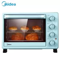 美的电烤箱T1-L101B/108B家用多功能烘焙10升迷你小烘焙饼干蛋糕 PT2531烤箱 25升