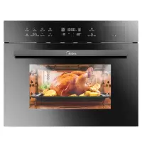 Midea/美的 TQN36TXJ-SA星爵嵌入式蒸烤箱一体机电蒸箱电烤箱家用 黑色