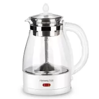 九阳养生壶煮茶器家用多功能办公室小型mini玻璃烧水壶一体自动壶 白色