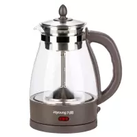 九阳煮茶器黑茶壶养生壶加厚玻璃全自动电热花茶壶家用办公室小型 棕色