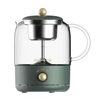 九阳煮茶器黑茶煮茶壶全自动家用蒸汽煮茶壶养生壶办公室小型蒸茶 复古绿