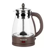 九阳煮茶器H6-Tea821黑茶壶养生壶加厚玻璃全自动电热花茶壶家用办公室小型 棕色