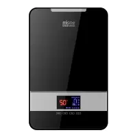 四季沐歌DSK-H85-M04即热式电热水器淋浴速热家用小型壁挂式免储 钢琴黑