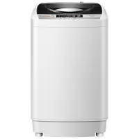 AUX/奥克斯洗衣机全自动特价小型家用8/7.5kg洗脱一体风干天鹅绒 透明黑