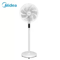 美的(Midea)落地扇遥控台式电风扇家用变频台扇九叶新品 FS40-18AR旗舰款大风力网红同款家用宿舍 白色