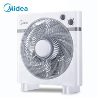 美的(Midea)台式转页扇电风扇鸿运扇台式学生宿舍家用转页扇落地扇旗舰款大风力网红同款家用宿舍 KYT30-15AW