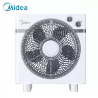 美的(Midea)台扇迷你电风扇转页扇小风扇小电扇台式扇微风扇家用学生宿舍旗舰款大风力网红同款家用宿舍 白色