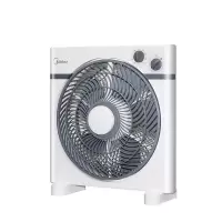 美的(Midea)电风扇学生宿舍办公室台式转页扇鸿运扇家用小台扇旗舰款大风力网红同款家用宿舍 KYT30-15AW(12