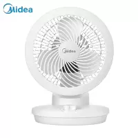 美的（Midea）风扇家用空气循环扇涡轮扇电风扇遥控迷你小台扇办公室立式台式落地扇旗舰款大风力网红同款家用宿舍 GAD1