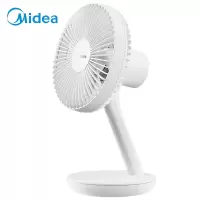 美的(Midea)小风扇迷你usb风扇宿舍台扇桌面电风扇转页扇电风扇鸿运扇台式学生宿舍家用转页扇旗舰款大风力网红同款家用