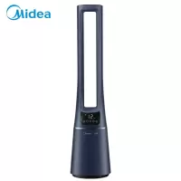 美的(Midea)无叶风扇/电风扇家用智能空气净化无扇叶卧室落地扇旗舰款大风力网红同款家用宿舍 蓝色